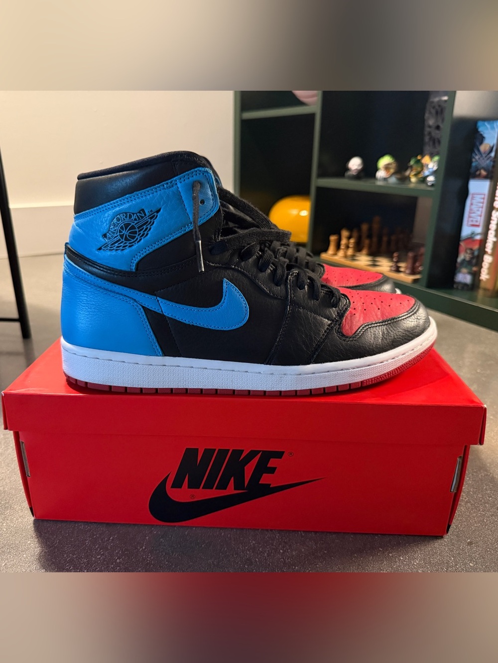 Nike Air Jordan 1 High OG UNC To Chicago 2020 Size 13 WMNS CD0461-046 - VNDS